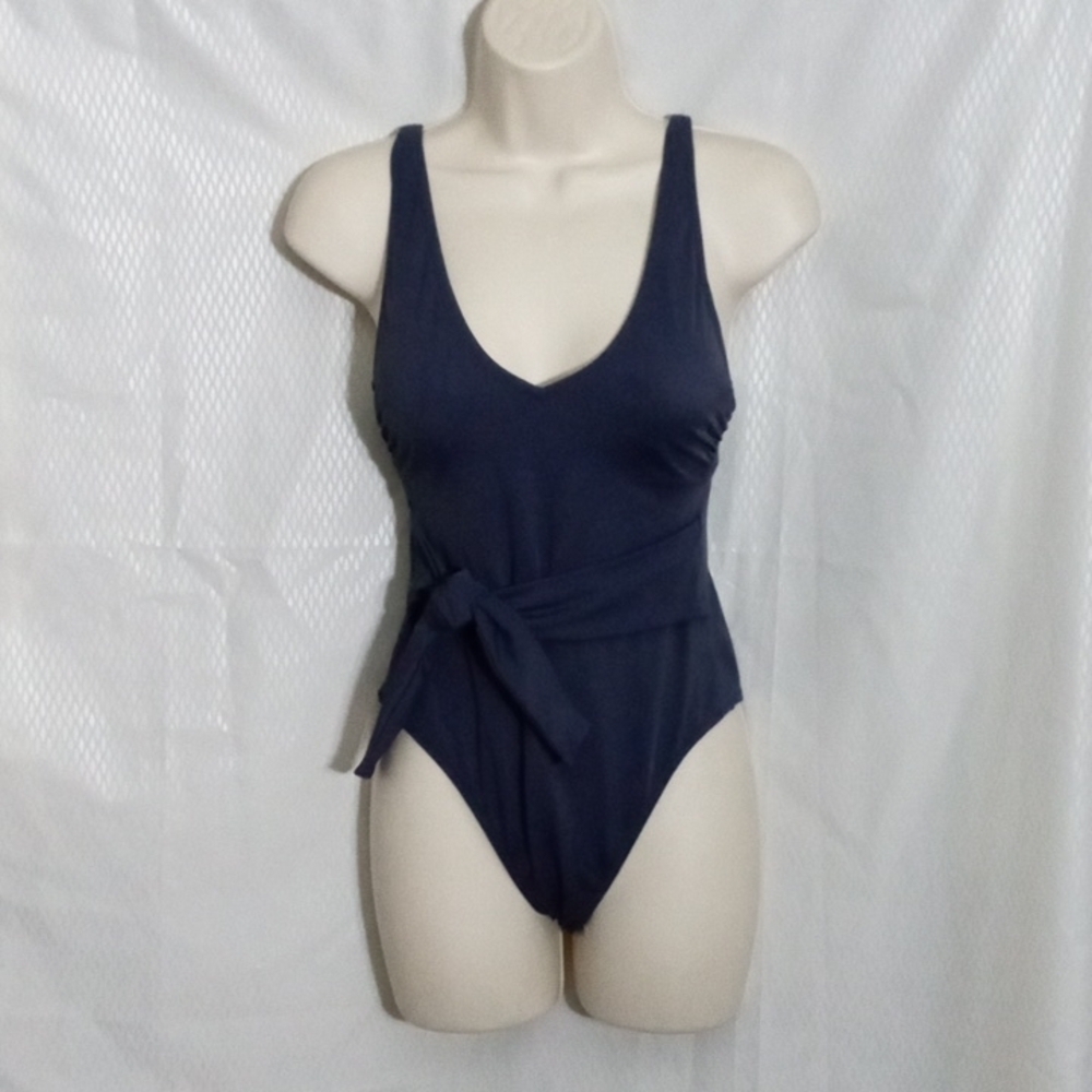Shade Shore  Women's One Piece Swimwear, S 4-6, Navy, NWT